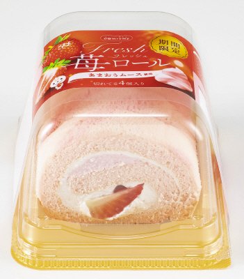 フレッシュ苺ロール ～あまおうムース使用～