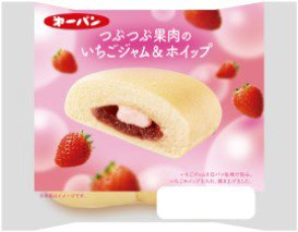 つぶつぶ果肉のいちごジャム&ホイップ
