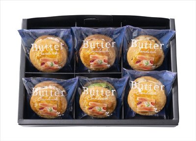 ホシフルーツ　発酵バターと果実のバターサンド　６個