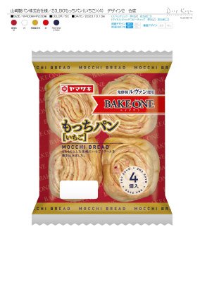 もっちパン（いちご）４（BAKEONE）