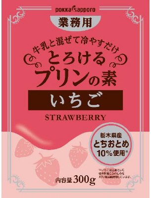 業務用とろけるプリンの素　いちご