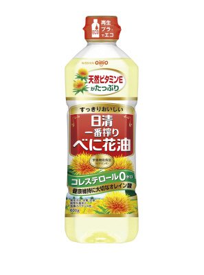 日清一番搾りべに花油６００ｇＰＥＴ
