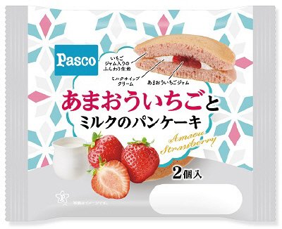 あまおういちごとミルクのパンケーキ　２個入