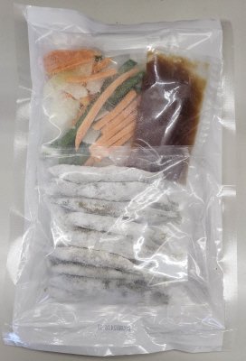 小魚と彩り野菜の甘酢炒め