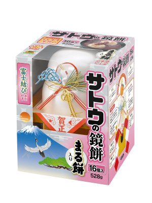 サトウのサッと鏡餅　まる餅入り　528g