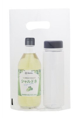リンゴ酢仕立ての白ぶどう　シャルドネ　ボトルセット