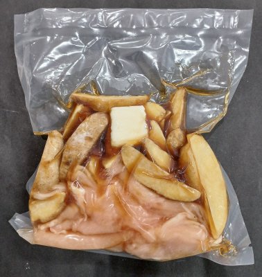 国産若鶏とポテトのバター醤油炒め