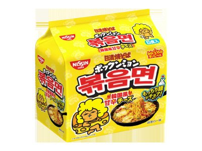 日清焼そば　ポックンミョン　韓国風甘辛チーズ　５食パック