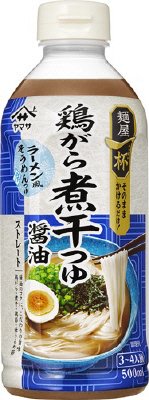 ヤマサ麺屋一杯　鶏がら煮干つゆ醤油 500mlパック