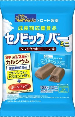 セノビックバーミニソフトクッキーココア味