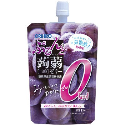 ぷるんと蒟蒻ゼリースタンディング　カロリーゼロ巨峰
