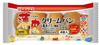 薄皮クリームパン　森永マミー風味クリーム