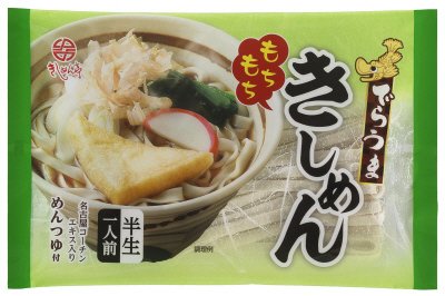 でらうま きしめん(つゆ付)