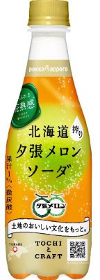 北海道搾り夕張メロンソーダ