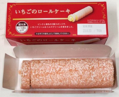 いちごのロールケーキ（１０カット）
