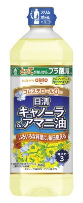 日清キャノーラ＆アマニ油８００ｇPET