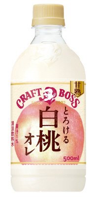 サントリークラフトボスとろける白桃オレ５００ｍｌペット（手売用）