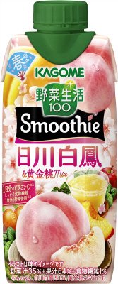 野菜生活１００Ｓｍｏｏｔｈｉｅ　日川白鳳＆黄金桃Ｍｉｘ