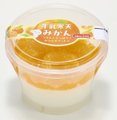 牛乳寒天　みかん