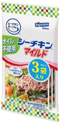 シーチキンＳｍｉｌｅオイル不使用マイルド　３袋