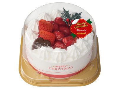 クリスマス　苺のケーキ（パック）４号