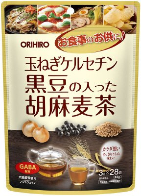 玉ねぎケルセチン黒豆の入った胡麻麦茶