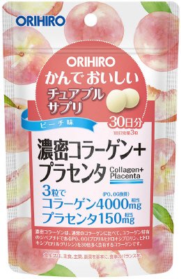 かんでおいしいチュアブルサプリ　濃密コラーゲン＋プラセンタ