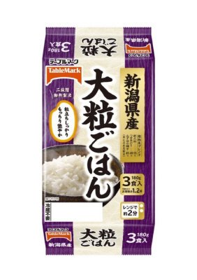 新潟県産大粒ごはん３食　Ｂ０３