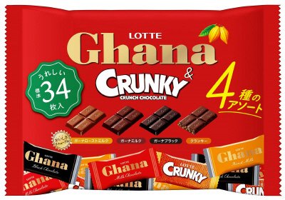 ガーナ＆クランキーシェアパック