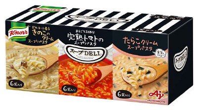 「クノール　スープＤＥＬＩ」トマト／きのこ／たらこ（１８袋入）