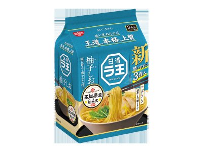 日清ラ王　柚子しお　３食パック