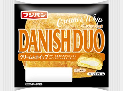 デニッシュデュオ　クリーム＆ホイップ