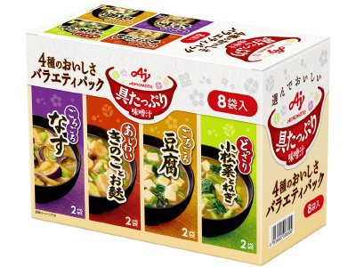 「具たっぷり味噌汁」バラエティパック　８袋入箱