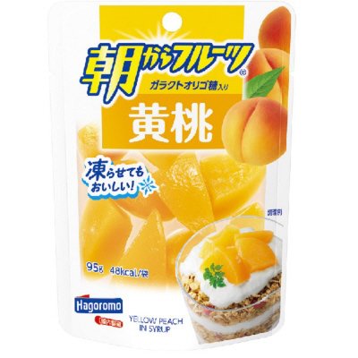 朝からフルーツ　黄桃（パウチ）
