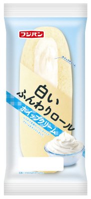 白いふんわりロール　ホイップクリーム