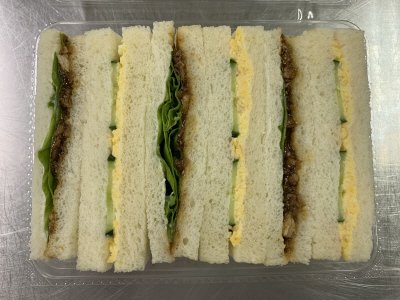 チャーシューとふんわりたまごのサンド
