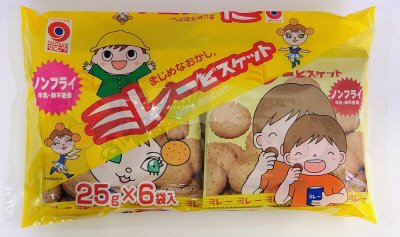 小袋６個ミレービスケットノンフライ