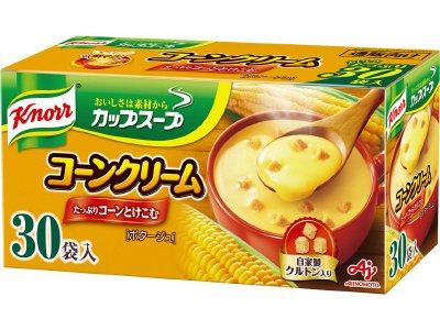 「クノール　カップスープ」コーンクリーム（３０袋入）