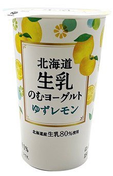 北海道生乳のむヨーグルト　ゆずレモン