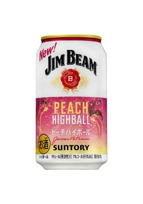 ジムビームハイボール＜ピーチハイボール＞３５０ｍｌ缶