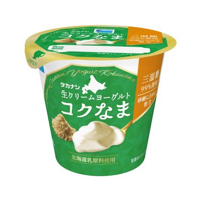 タカナシ生クリームヨーグルト コクなま 三温糖 80g