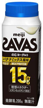 ザバスＭＩＬＫＰＲＯＴＥＩＮのむヨーグルト脂肪０バナナミックス風味