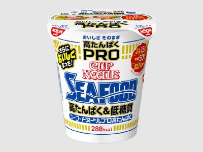 カップヌードルＰＲＯ　高たんぱく＆低糖質　シーフードヌードル