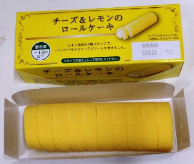 チーズ＆レモンのロールケーキ（１０カット）