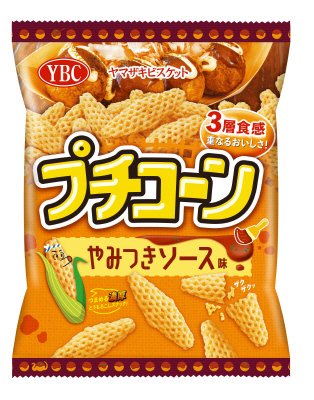プチコーン　やみつきソース味