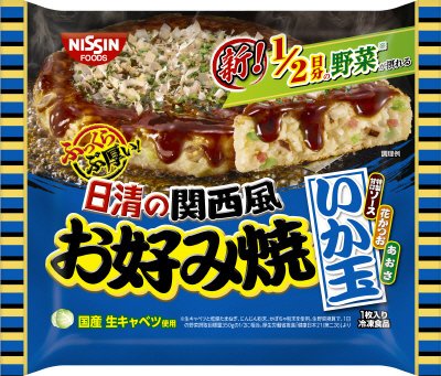 日清の関西風お好み焼　いか玉
