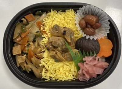 あさりの彩り6種具材弁当