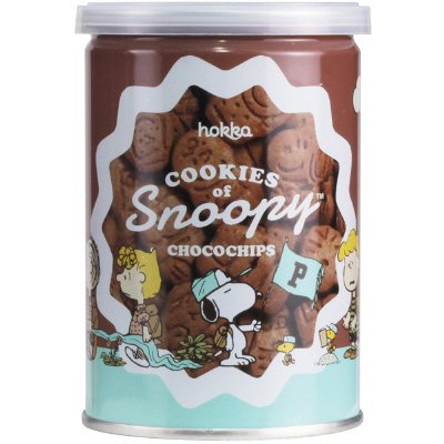 スヌーピー丸缶チョコチップ
