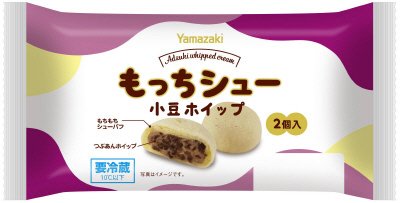 もっちシュー（小豆ホイップ）