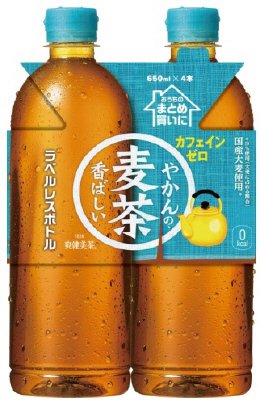 やかんの麦茶from爽健美茶ラベルレス４本パック